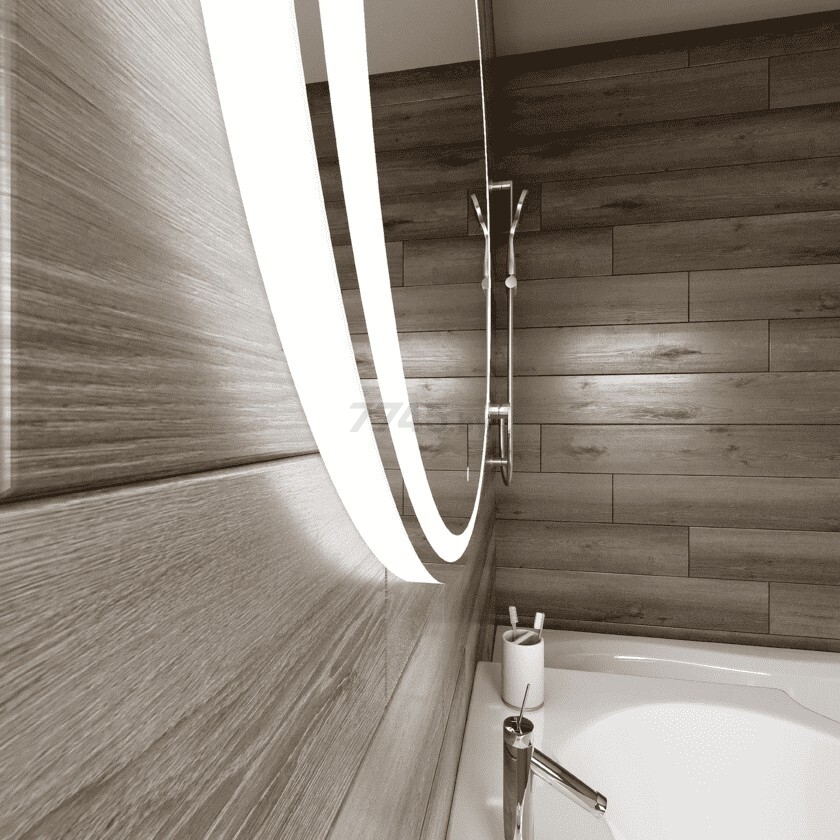 Зеркало для ванной с подсветкой КОНТИНЕНТ Credo LED 900х700 (ЗЛП84) - Фото 5