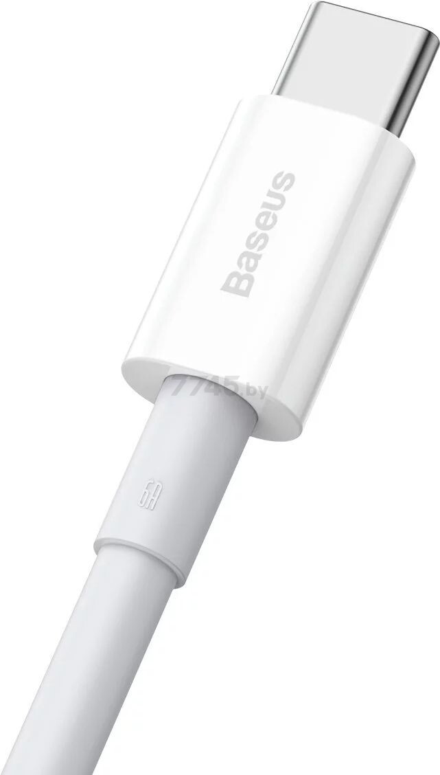 Кабель BASEUS CATYS-A02 Superior Series Fast Charging Data Cable USB to Type-C 66W 2m White - Фото 4