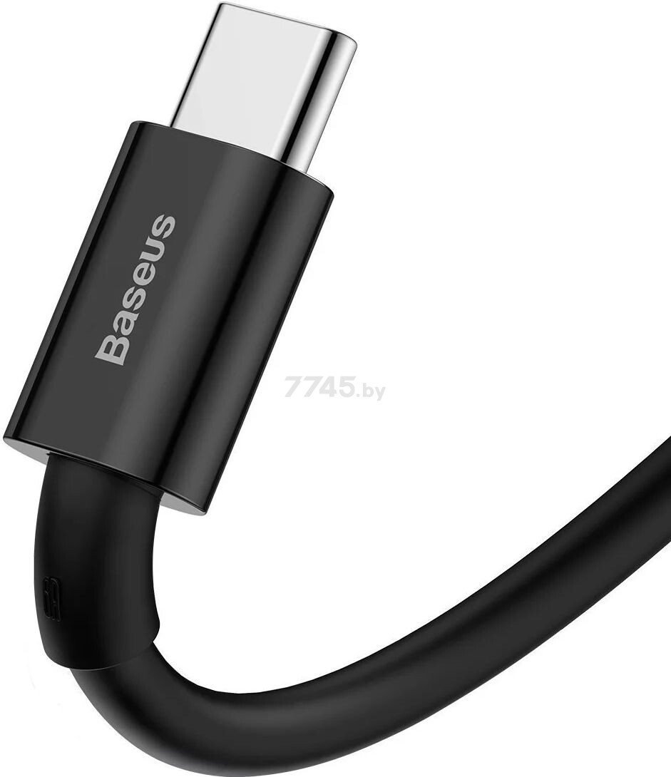 Кабель BASEUS CATYS-01 Superior Series Fast Charging Data Cable USB to Type-C 66W 1m Black - Фото 3