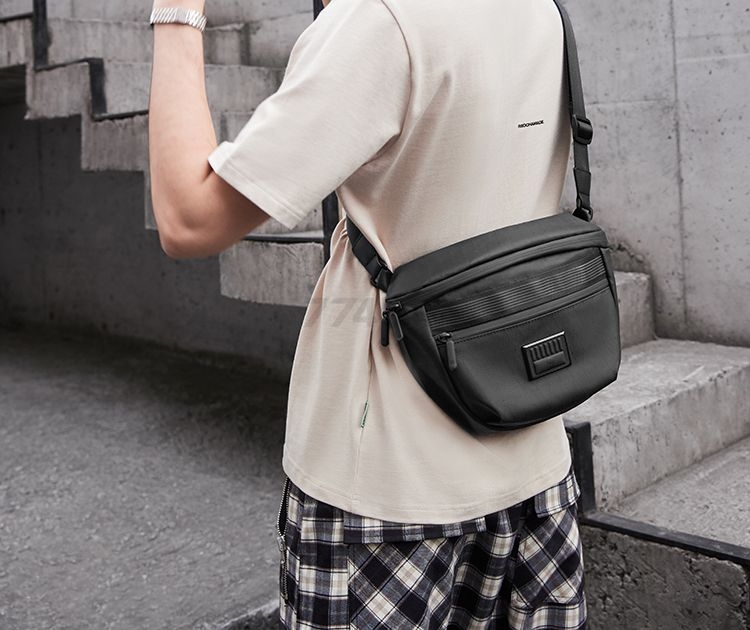 Сумка NINETYGO Lightweight Shoulder Bag Black (90BWPMT21105U) - Фото 5
