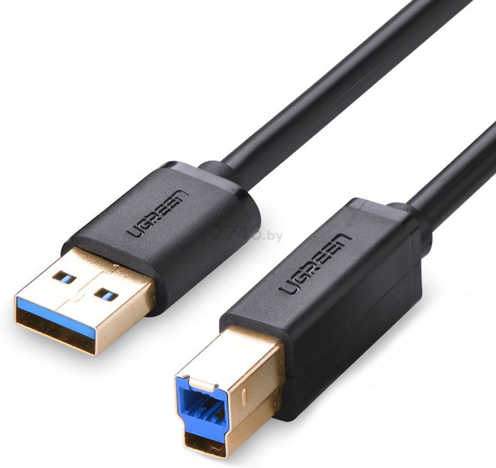 Кабель UGREEN US210-30753 USB 3.0 AM to USB 3.0 BM 1m Black