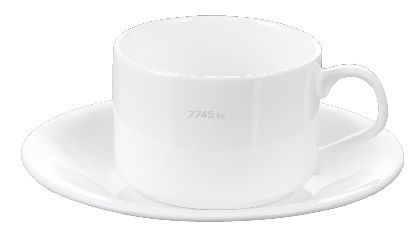 Чашка с блюдцем фарфоровая WILMAX 160 мл (WL-993006/AB)