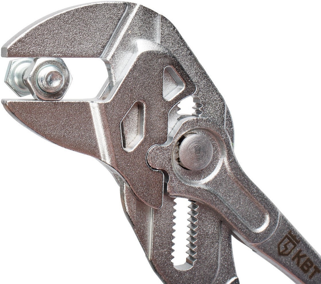 Клещи переставные - гаечный ключ 180 мм КВТ (82147) - Фото 3