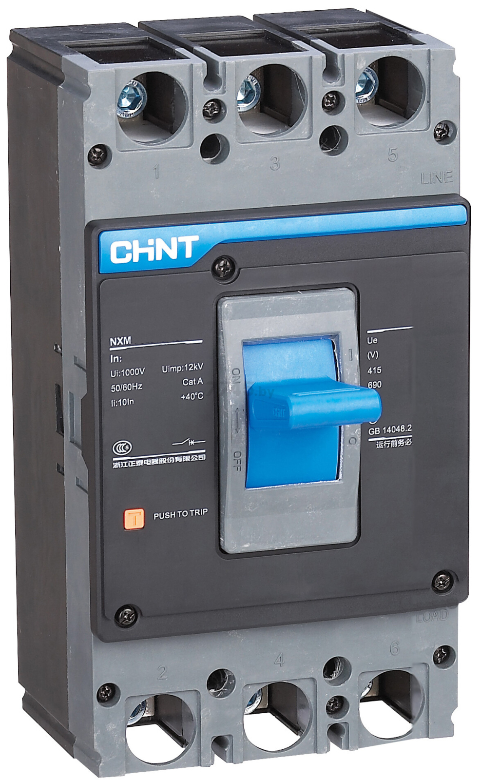 Автоматический выключатель CHINT NXM-400S 3Р 400A S 50кА (131373)