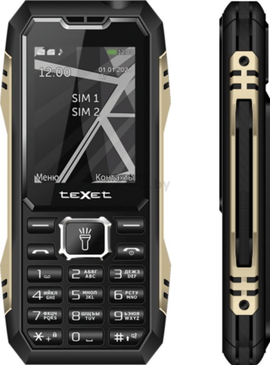 Мобильный телефон TEXET TM-D424 Black - Фото 2