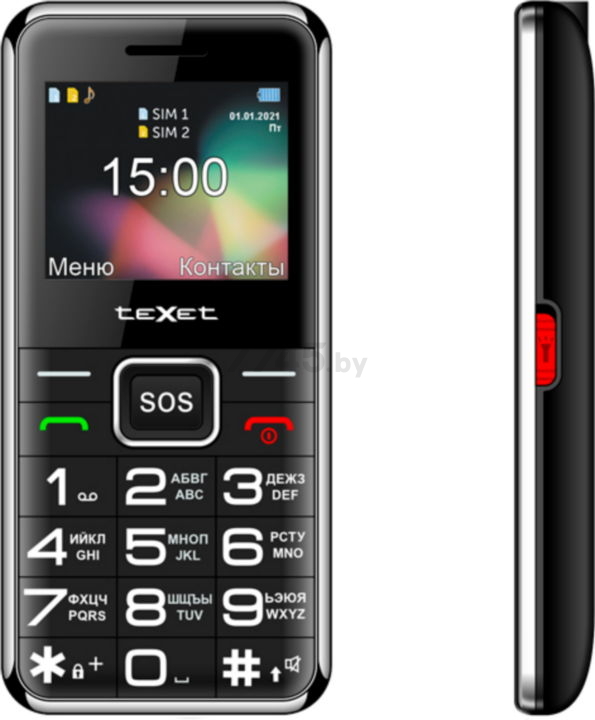 Мобильный телефон TEXET TM-B319 Black