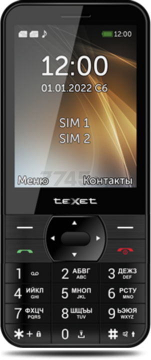 Мобильный телефон TEXET TM-423 Black