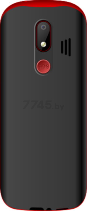 Мобильный телефон TEXET TM-B409 Black/Red - Фото 2