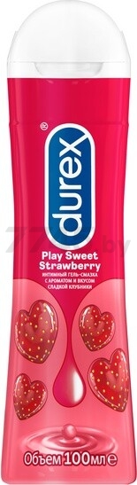 Гель-лубрикант DUREX Play Sweet Strawberry 100 мл (9250437060) - Фото 3