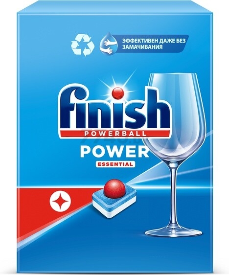 Таблетки для посудомоечных машин FINISH Power Essential Бесфосфатные 140 таблеток (0011181618) - Фото 11