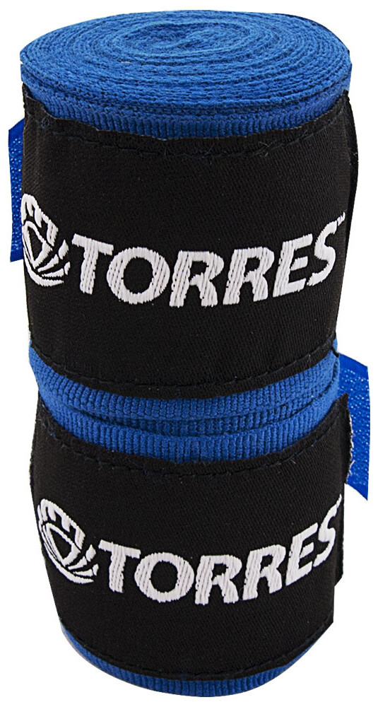 Бинт боксерский TORRES 3,5 м синий 2 штуки (PRL619015BU)