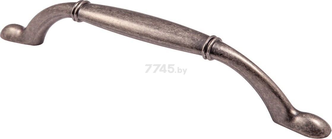Ручка мебельная скоба АKS Avrora-128 античный никель (62295)
