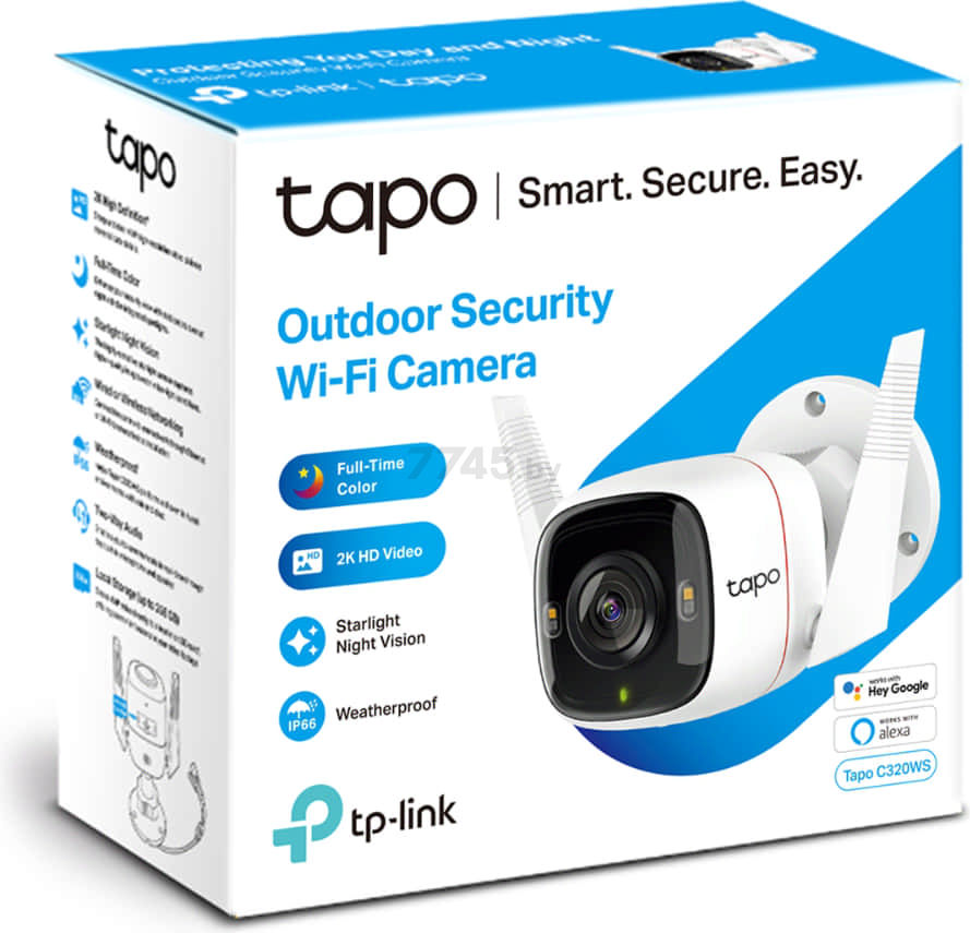 IP-камера видеонаблюдения TP-LINK Tapo C320WS (1770500) - Фото 9