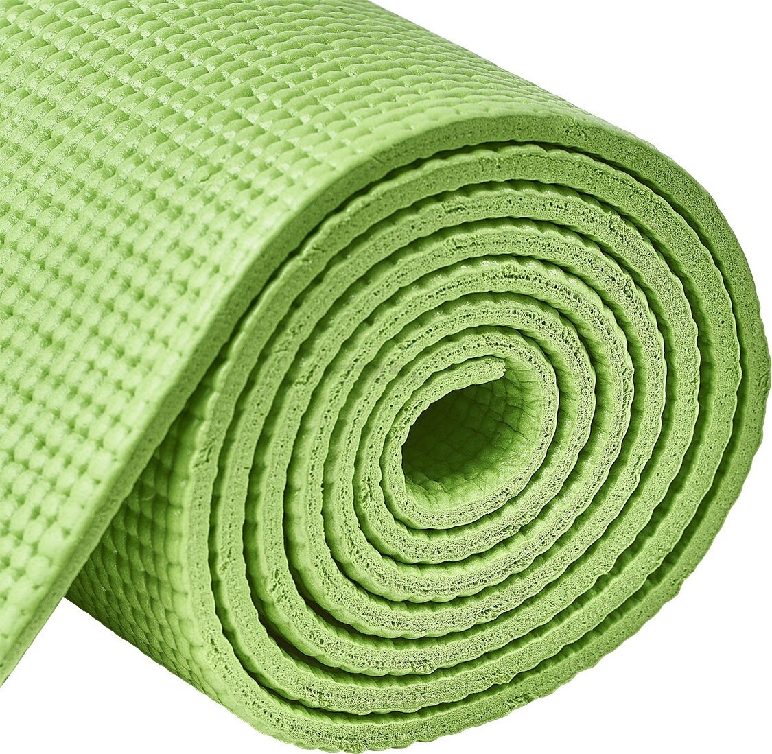 Коврик для йоги TORRES Optima 6 зеленый 173х61х0,6 см (YL10036) - Фото 5