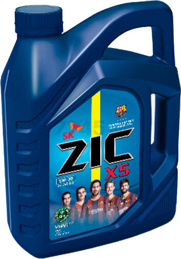 Моторное масло 5W30 полусинтетическое ZIC X5 6 л (172621)