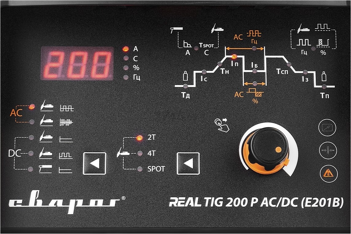 Инвертор сварочный СВАРОГ Real tig 200 P AC/DC E201B (98986) - Фото 3