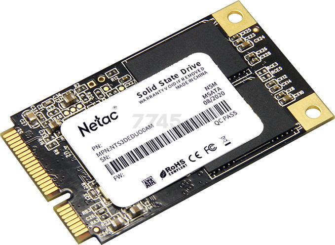SSD диск Netac N5M mSATA 1TB (NT01N5M-001T-M3X) - Фото 3
