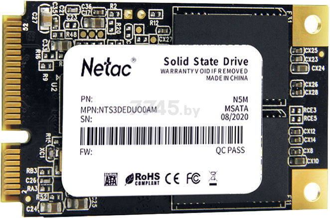 SSD диск Netac N5M mSATA 1TB (NT01N5M-001T-M3X) - Фото 4