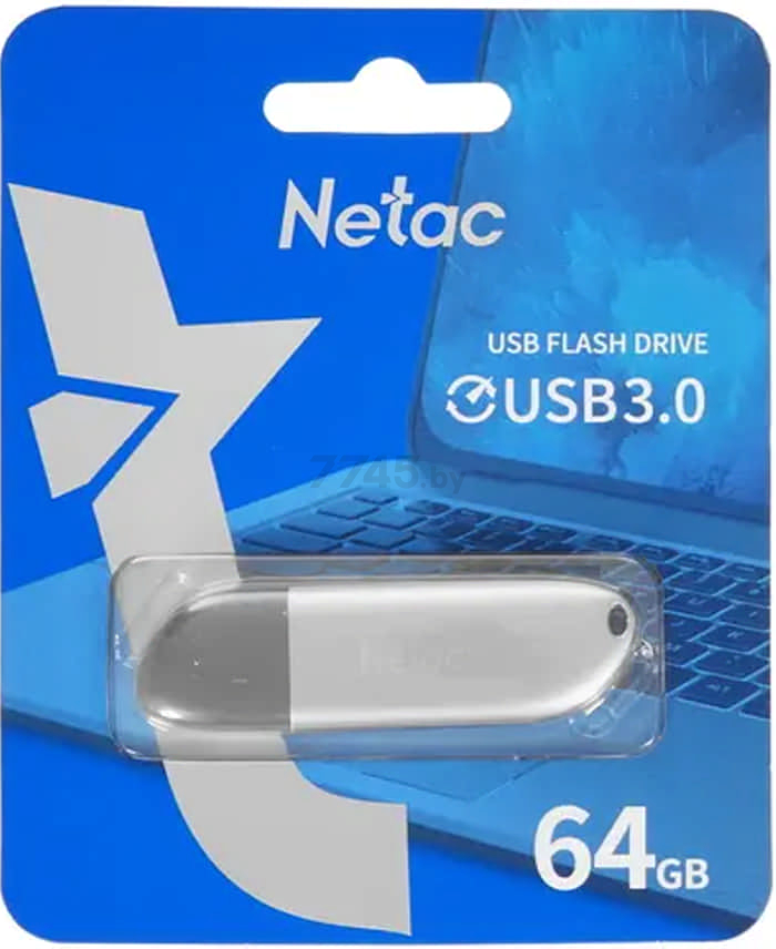 USB-флешка 64 Гб NETAC U352 USB 3.0 (NT03U352N-064G-30PN) - Фото 9