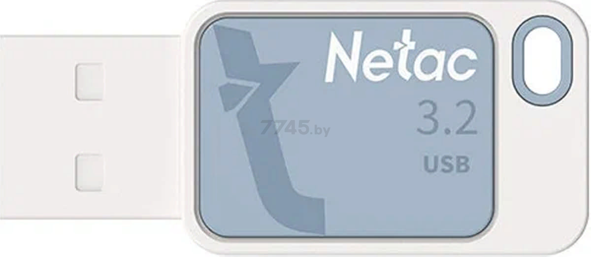 USB-флешка 64 Гб NETAC UA31 USB 3.2 Sky Blue (NT03UA31N-064G-32BL) - Фото 2