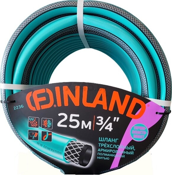 Шланг поливочный FINLAND Aqua 3/4" 25 м (2236)