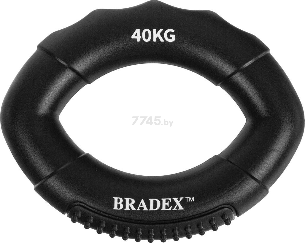 Эспандер кистевой BRADEX овальный 40 кг черный (SF 0575)