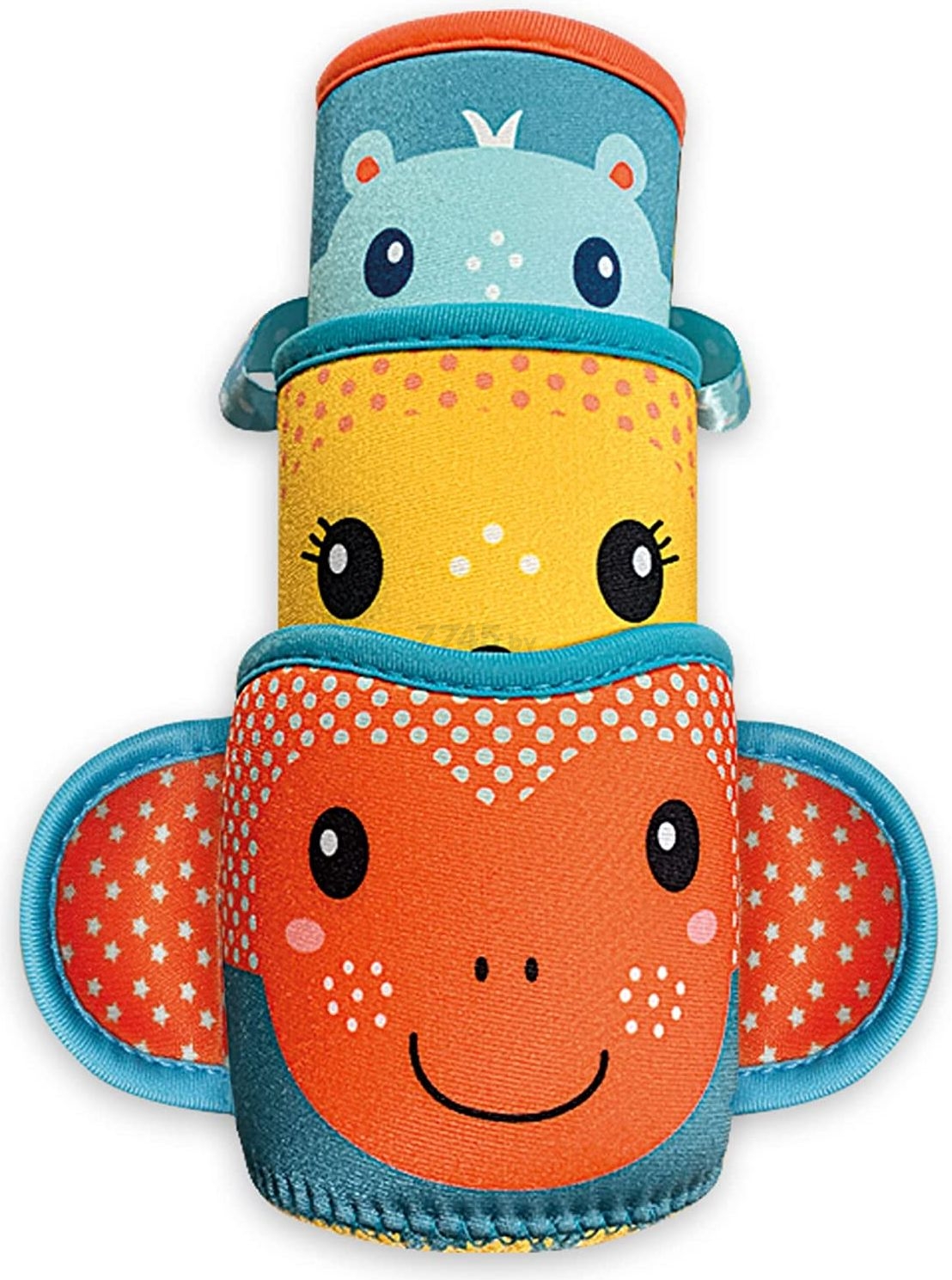 Игрушка для купания SES CREATIVE Tiny Talents Мягкие чашечки из неопрена (13123) - Фото 3