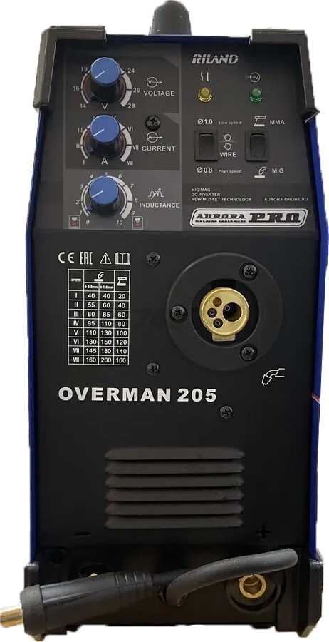 Полуавтомат сварочный АВРОРА Overman 205 (Overman 205+A998F) - Фото 4