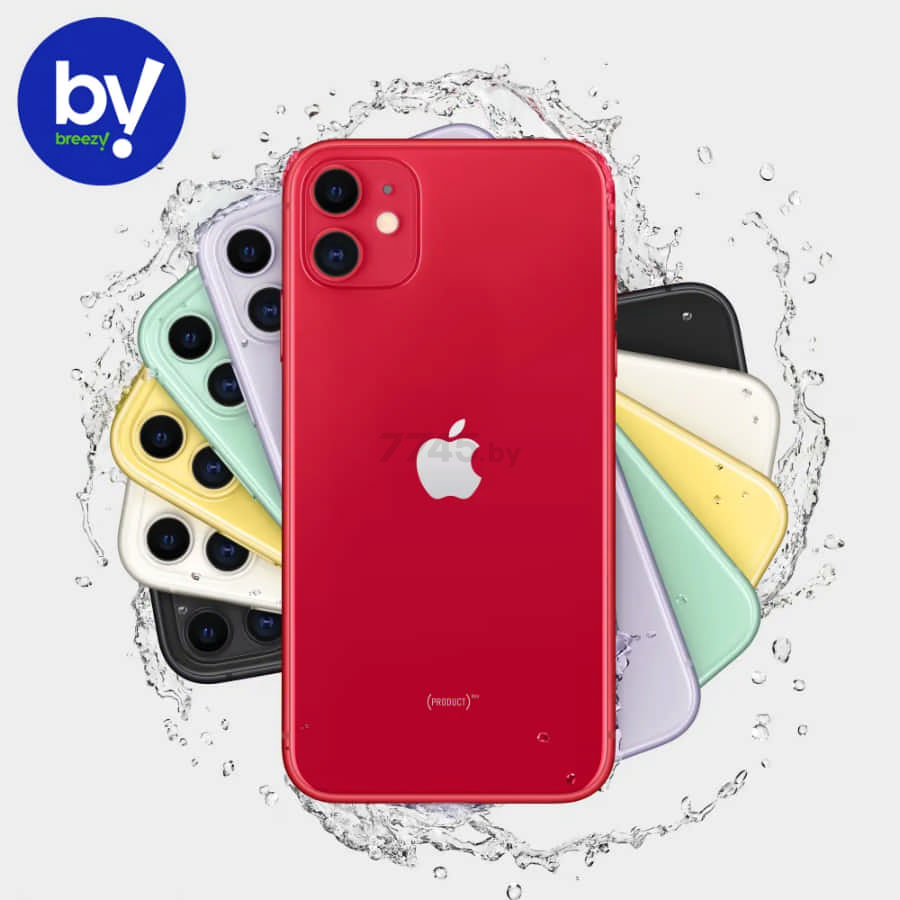 Смартфон восстановленный (грейд А) APPLE iPhone 11 64GB Product Red (2AMWLV2) - Фото 4