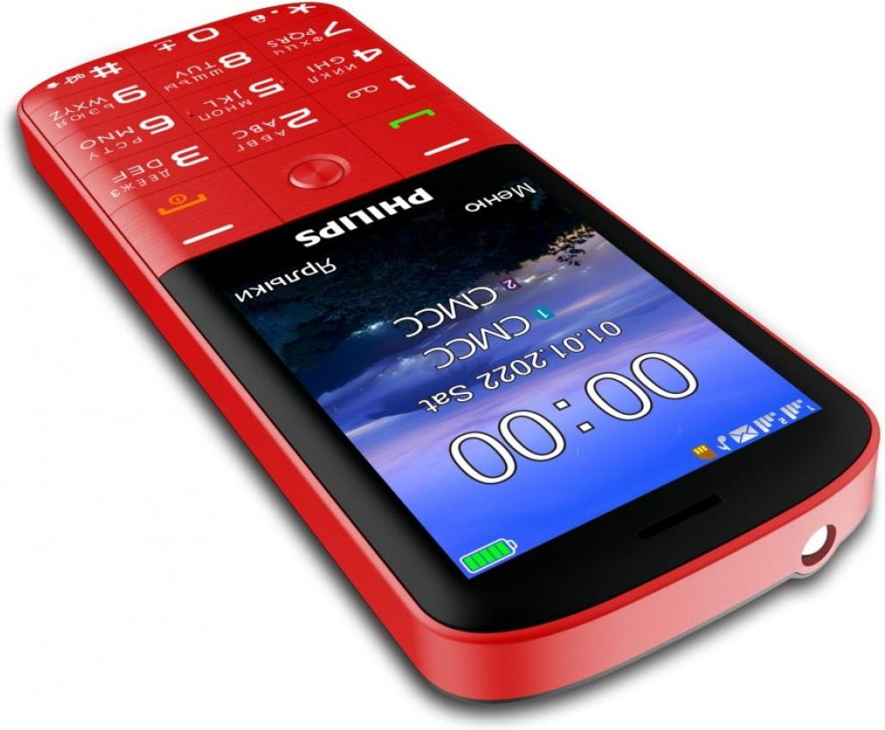 Мобильный телефон PHILIPS Xenium E227 Red (CTE227RD/00) - Фото 5