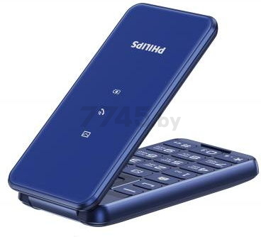 Мобильный телефон PHILIPS Xenium E2601 синий (CTE2601BU/00) - Фото 4