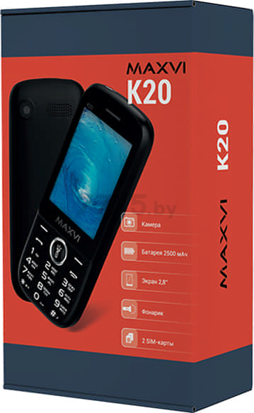 Мобильный телефон MAXVI K20 Black - Фото 10