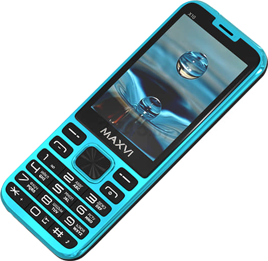 Мобильный телефон MAXVI X10 Blue - Фото 2