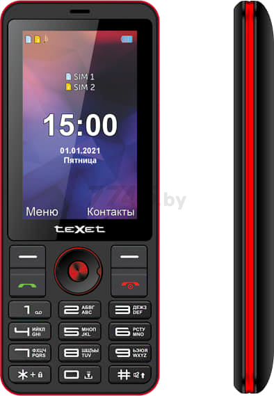 Мобильный телефон TEXET TM-321 Black