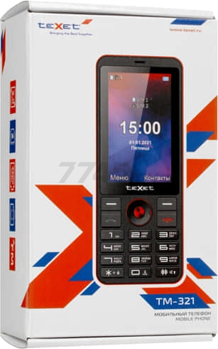 Мобильный телефон TEXET TM-321 Black - Фото 13