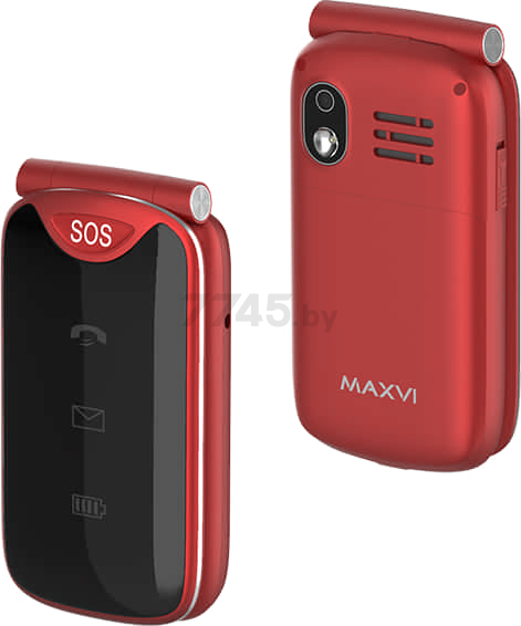 Мобильный телефон MAXVI E6 Red - Фото 6