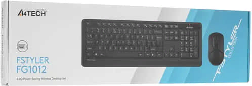 Комплект беспроводной клавиатура и мышь A4TECH Fstyler FG1012 Black - Фото 19
