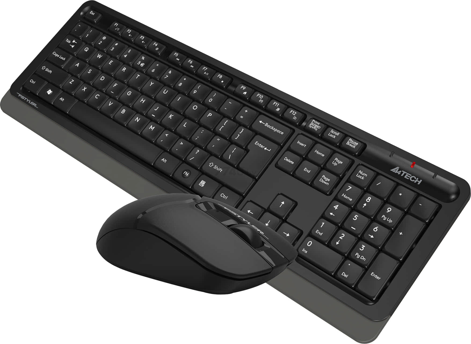 Комплект беспроводной клавиатура и мышь A4TECH Fstyler FG1012 Black - Фото 4