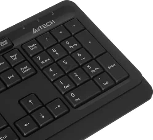 Комплект беспроводной клавиатура и мышь A4TECH Fstyler FG1012 Black - Фото 8