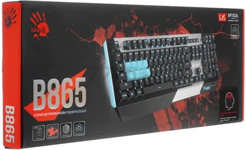 Клавиатура игровая A4TECH Bloody B865 Grey/Black - Фото 22