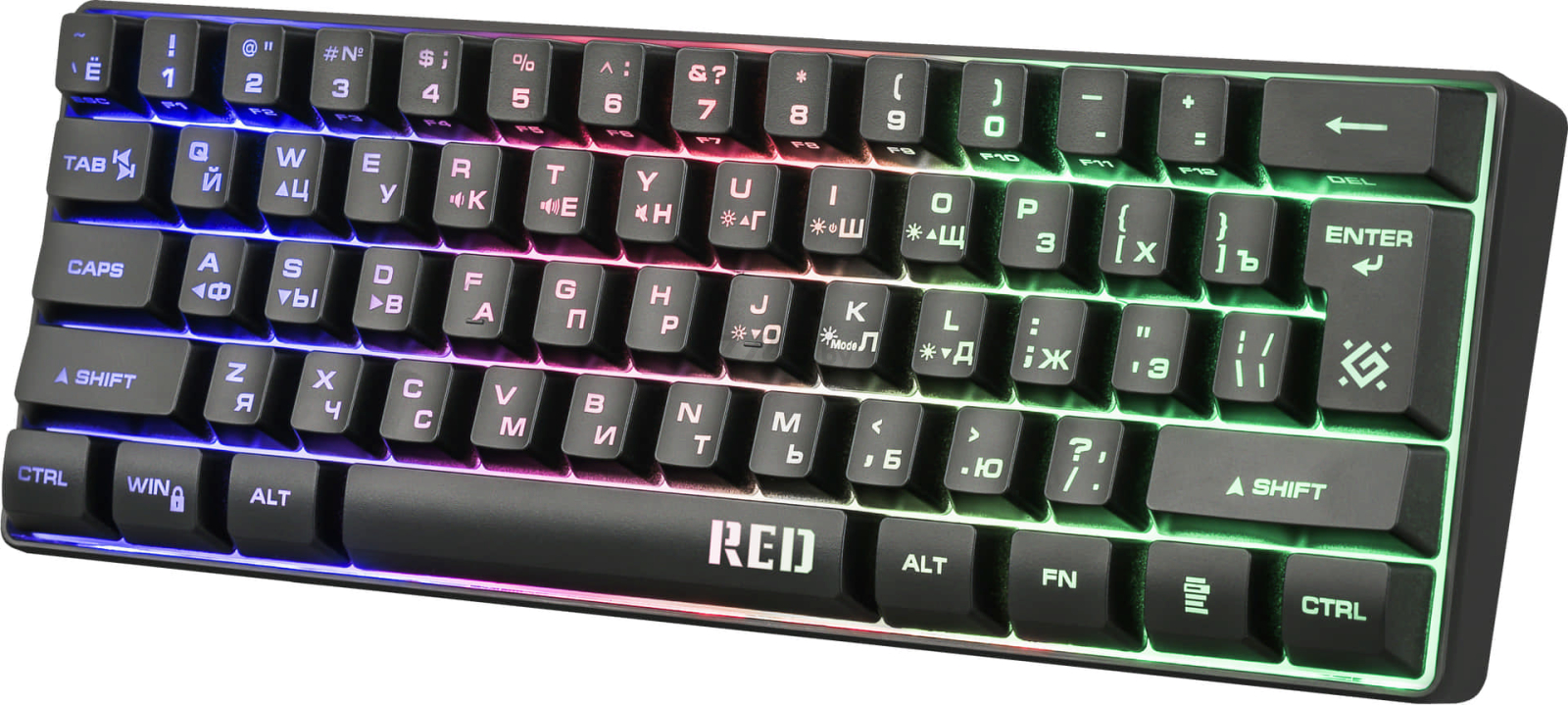 Клавиатура игровая DEFENDER Red GK-116 (45117) - Фото 3