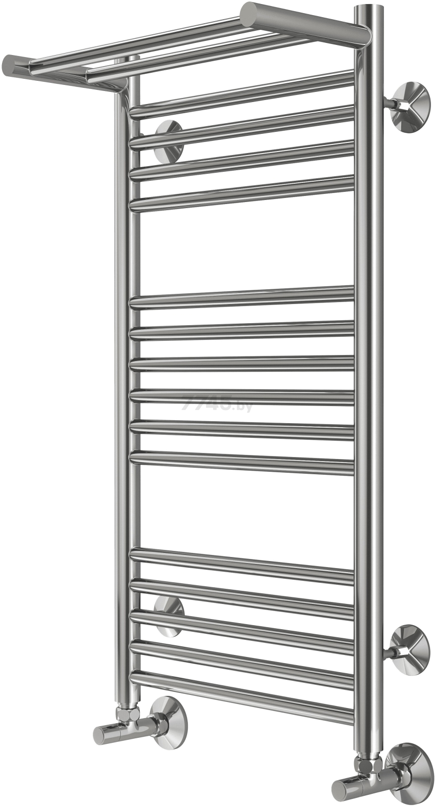 Полотенцесушитель водяной TERMINUS Аврора с полкой 400х800 1/2" П16 (4670078529411)