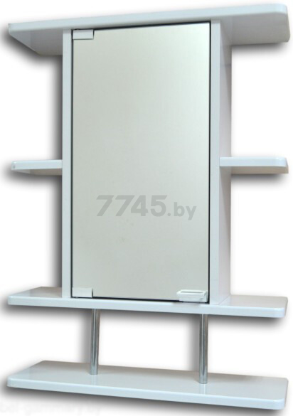 Шкаф с зеркалом для ванной ГАММА 10/1М левый (4785)