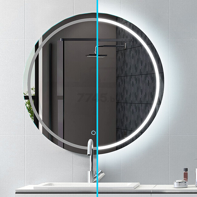 Зеркало для ванной с подсветкой АЛМАЗ-ЛЮКС D700 (Cairo 70s-6) - Фото 2
