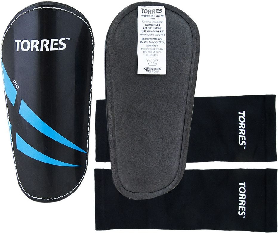 Щитки футбольные TORRES Pro размер S (FS1608S)