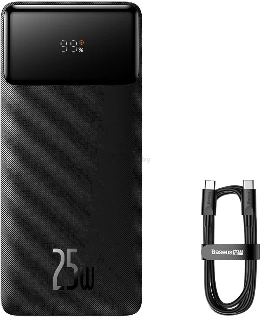 Power Bank BASEUS Bipow Pro Digital Display Fast Charge PPBD25K 20000 mАh Black (PPBD020301) - Фото 6