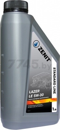Моторное масло 5W30 синтетическое ZENIT LAZER LE 1 л (Зенит-SL-L-LE5W-30-1)