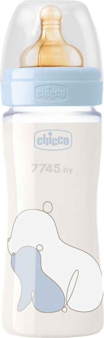 Бутылочка для кормления CHICCO Original Touch Glass Boy от 0 мес 240 мл (00027720200000)