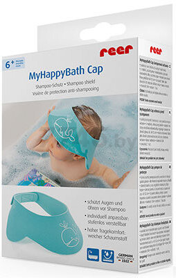Козырек для мытья головы REER MyHappyBath Cap голубой (76043) - Фото 7
