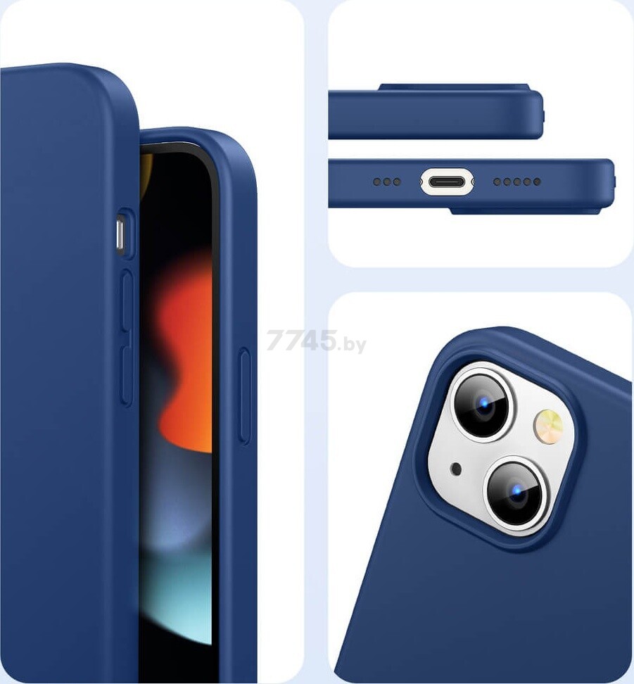 Чехол для смартфона APPLE iPhone 13 UGREEN LP544-80674 синий - Фото 3